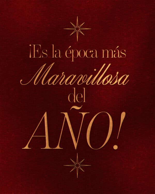 ¡Es la época más maravillosa del año!