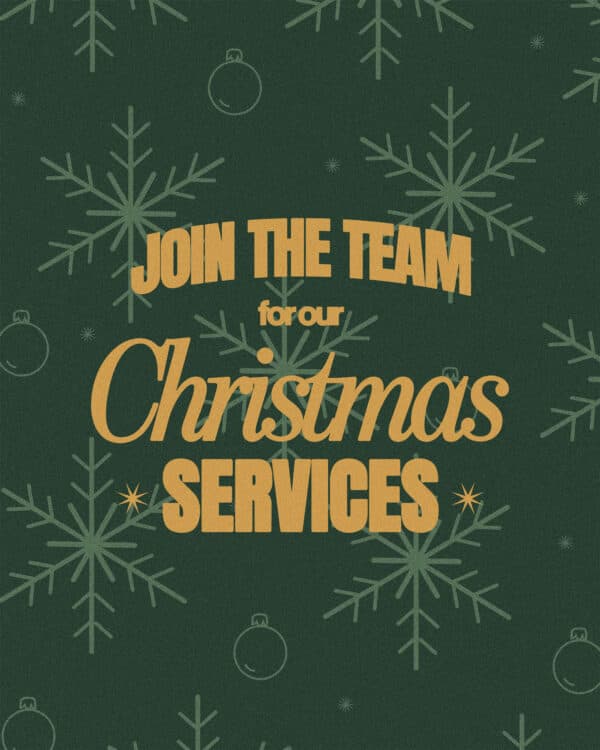 Join the team for our Christmas services