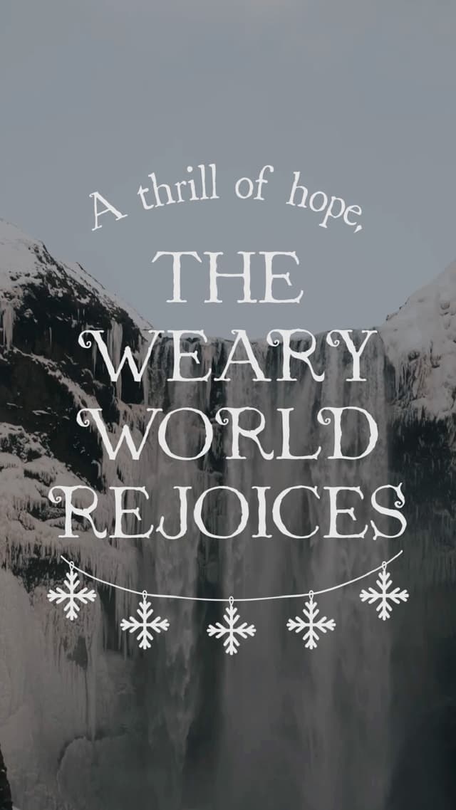A Thrill of Hope