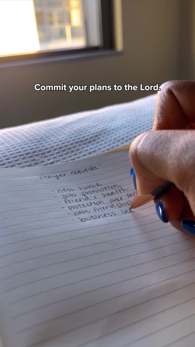Commit Your Plans to the Lord