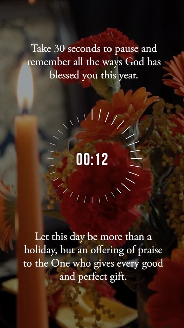 Countdown: Remember All the Ways God Has Blessed You