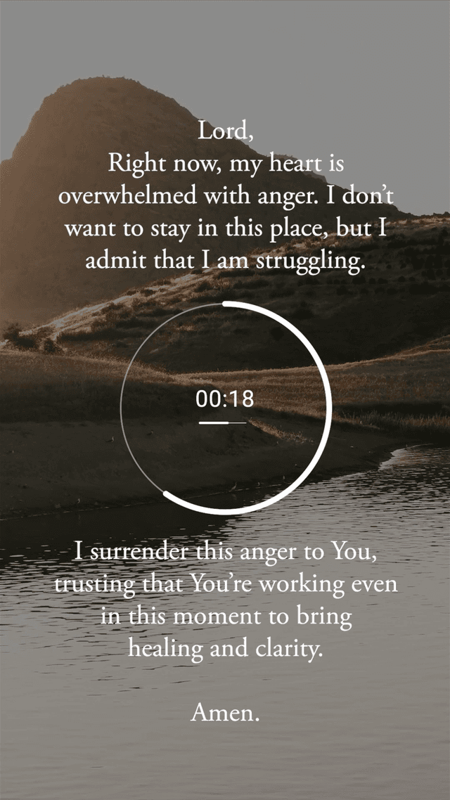 Countdown: Anger Prayer