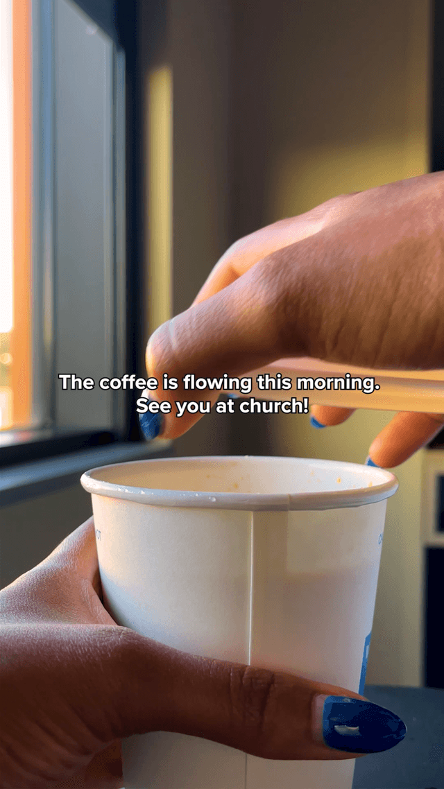 The Coffee is Flowing