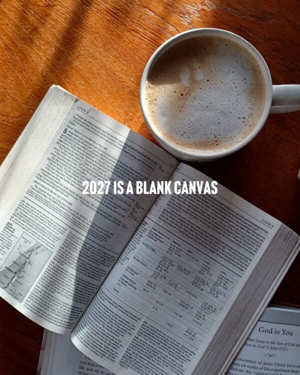 2027 is a blank canvas