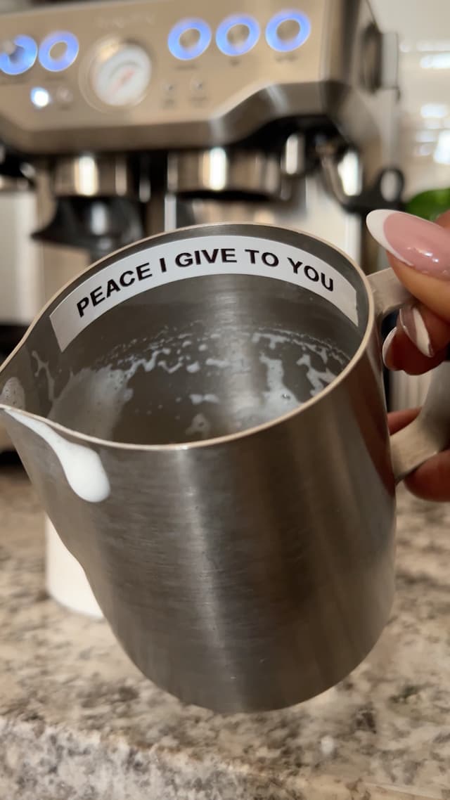 Peace I leave with you. Peace I give to you.