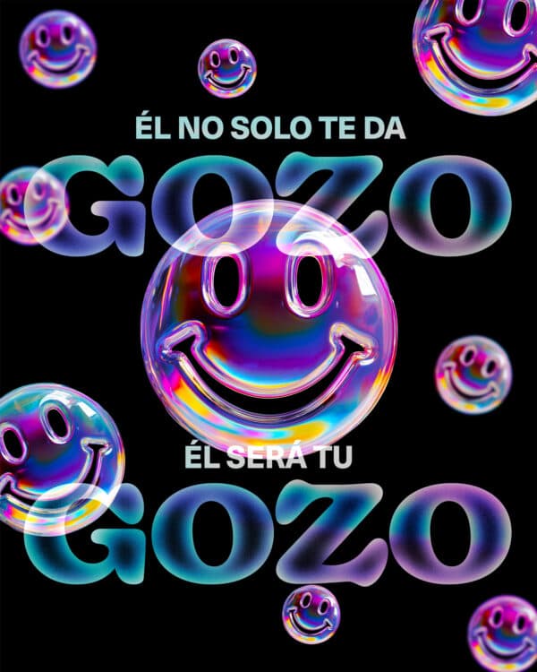 Él no solo te da gozo, Él será tu gozo