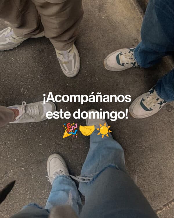 ¡Acompáñanos este domingo!