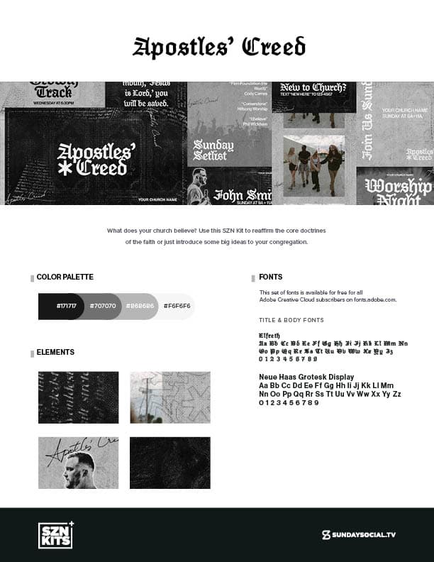 Style Guide preview