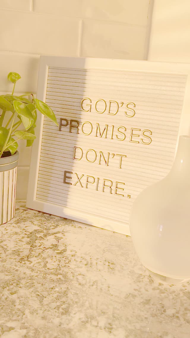 God's promises don't expire