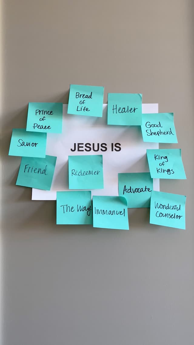 Jesus is...