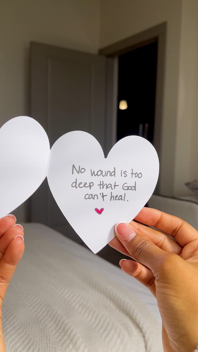 No wound is too deep that God cannot heal