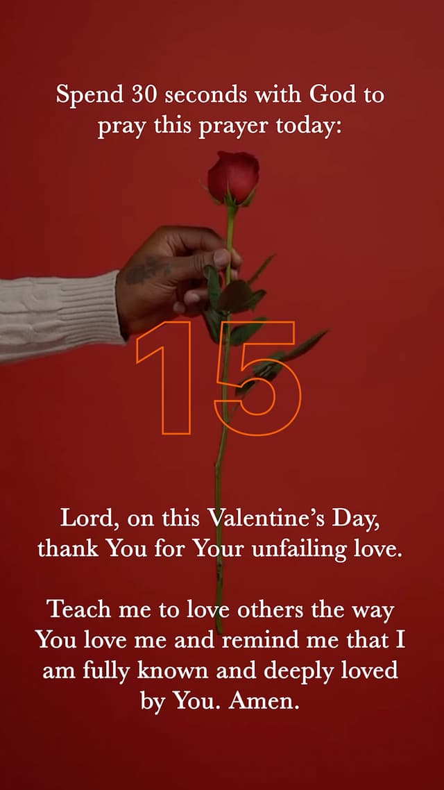 Valentine's Day Prayer