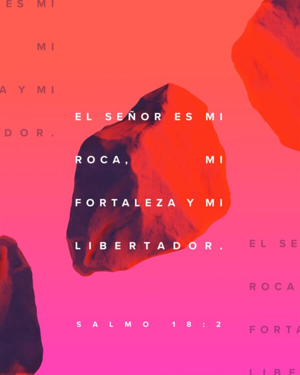 El SEÑOR es mi roca, mi fortaleza y mi libertador. – Salmo 18:2