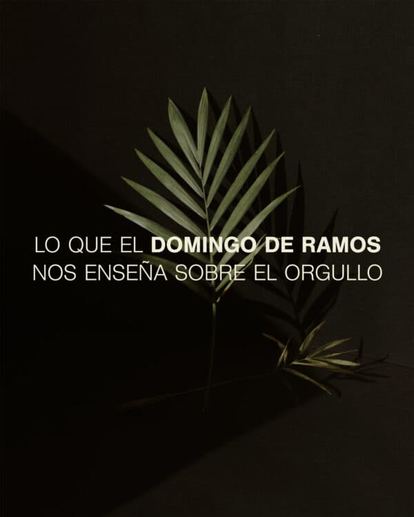 Lo que el Domingo de Ramos nos enseña sobre el orgullo: