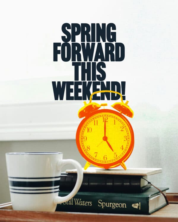 Spring forward this weekend!