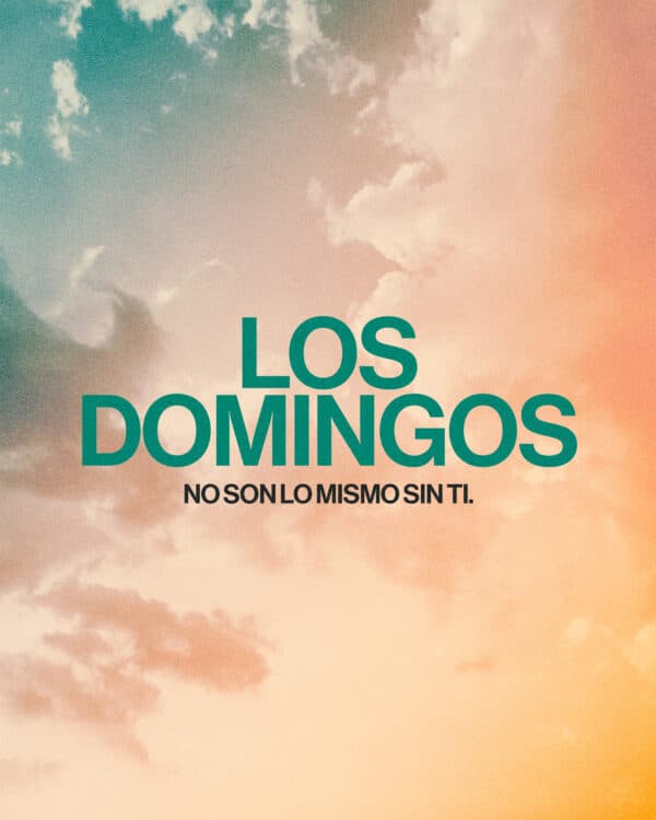 Los domingos no son lo mismo sin ti.