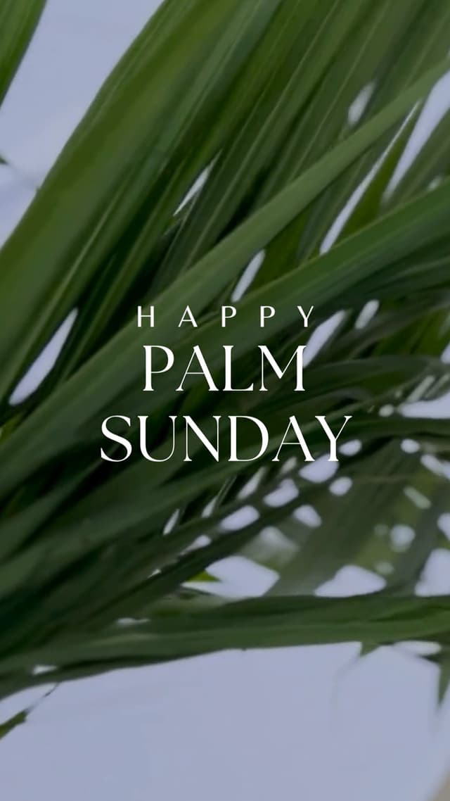Happy Palm Sunday