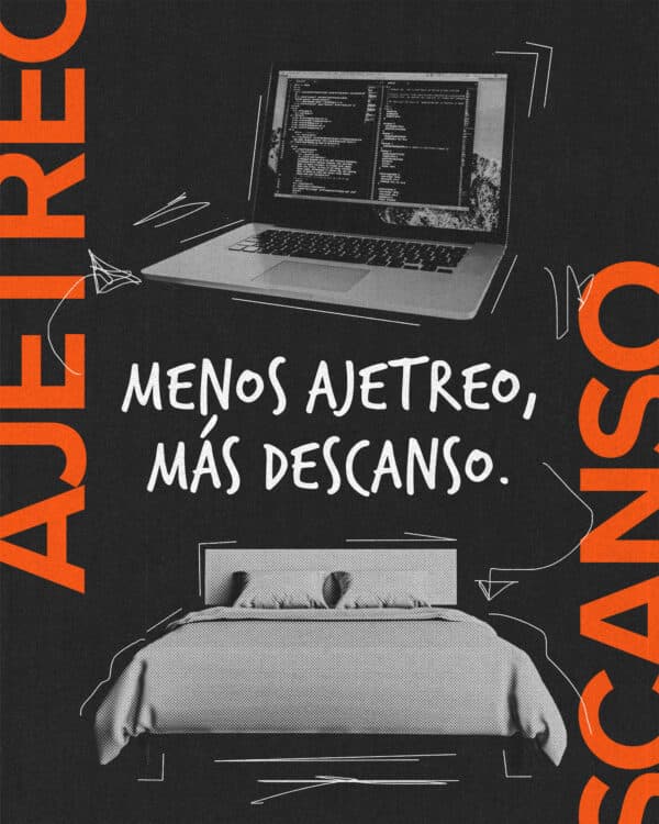 Menos ajetreo, más descanso.