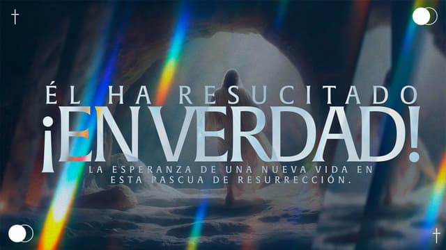 Él ha resucitado, ¡en verdad! La esperanza de una nueva vida en esta Pascua de Resurrección.