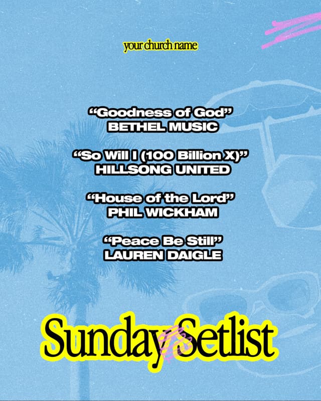 Worship Set Posts