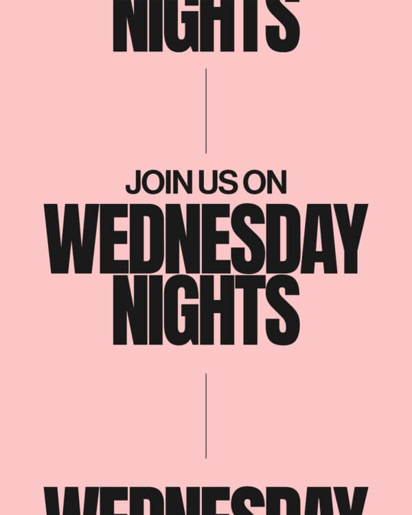 Join us on Wednesday nights