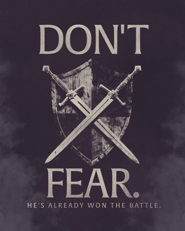 Don't fear. He's already won the battle.