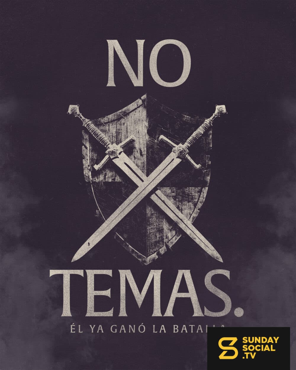 No temas. Él ya ganó la batalla.