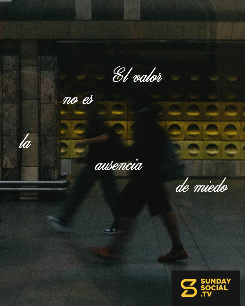 El valor no es la ausencia de miedo