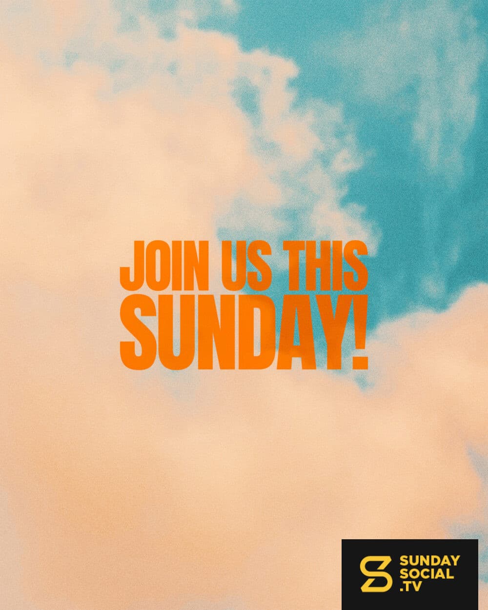Join us this Sunday!