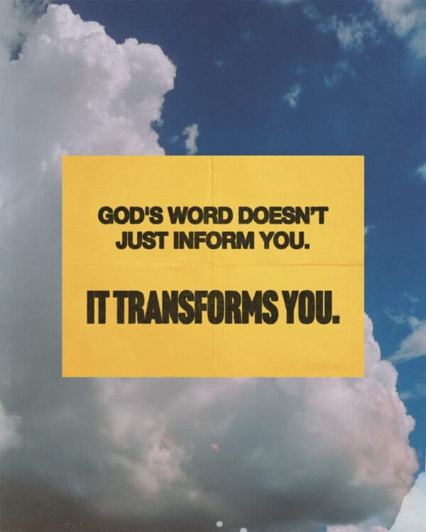 1: God's Word doesn’t just inform you. It transforms you. 2: "For the word of God is alive and powerful. It is sharper than the sharpest two-edged sword, cutting between soul and spirit, between joint and marrow. It exposes our innermost thoughts and desires." - Hebrews 4:12 3: Every time you sit with Scripture, the Holy Spirit is doing powerful work within you.