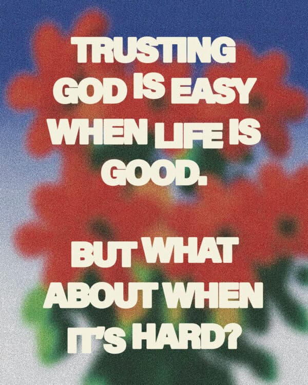 1: Trusting God is easy when life is good. But what about when it’s hard? 2: When the prayers feel unanswered. When the waiting feels too long. When the outcome feels uncertain. 3: Trusting God doesn’t mean you have all the answers. It's believing He does. 4: If you’re in a difficult season right now: God hasn’t forgotten you. He's working it all out, even if you can't see it.
