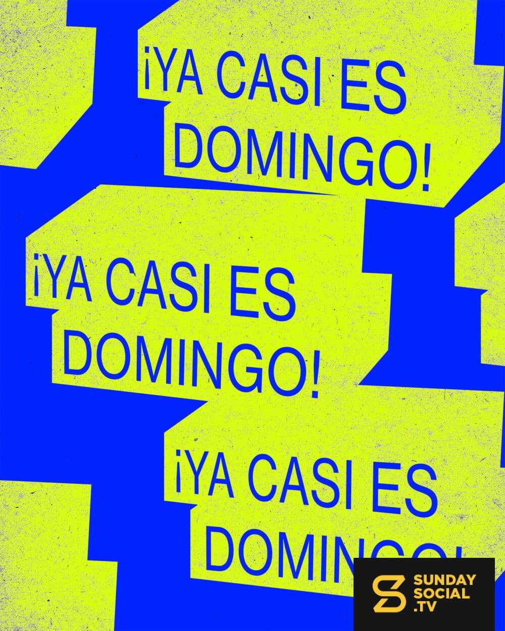 ¡Ya casi es domingo!