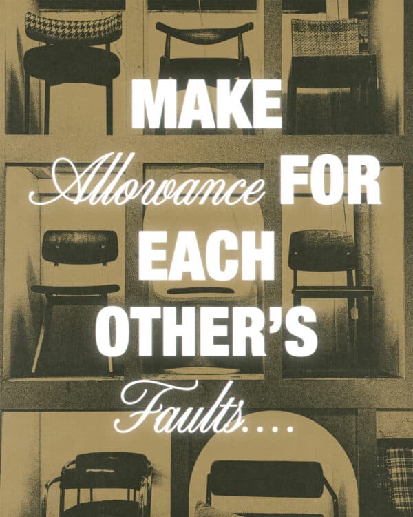 (1) Make allowance for each other’s faults... (2) and forgive anyone who offends you. (3) Remember, the Lord forgave you... (4) so you must forgive others. - Colossians 3:13
