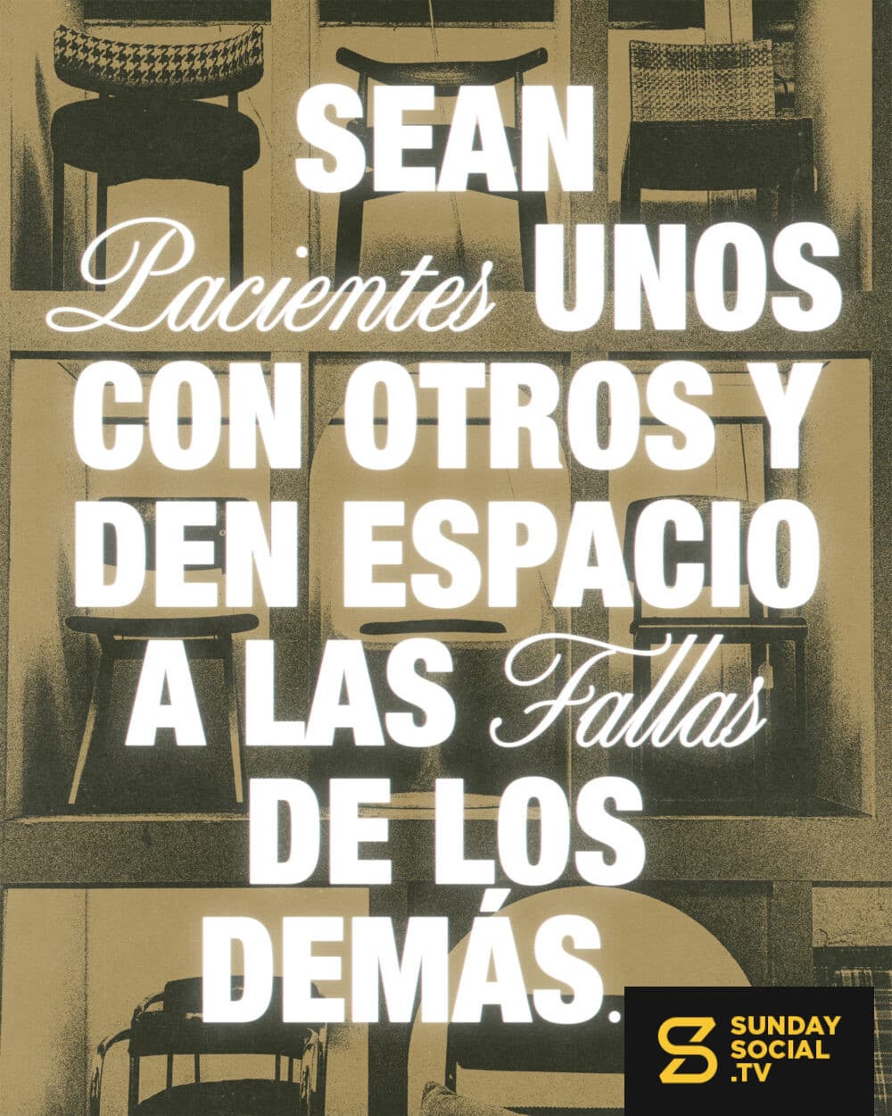 (1) Sean pacientes unos con otros y den espacio a las fallas de los demás…  (2) y perdonen a todo el que les haya ofendido.  (3) Recuerden que el Señor ya los perdonó…  (4) por eso ustedes también deben perdonar a los demás.  — Colosenses 3:13