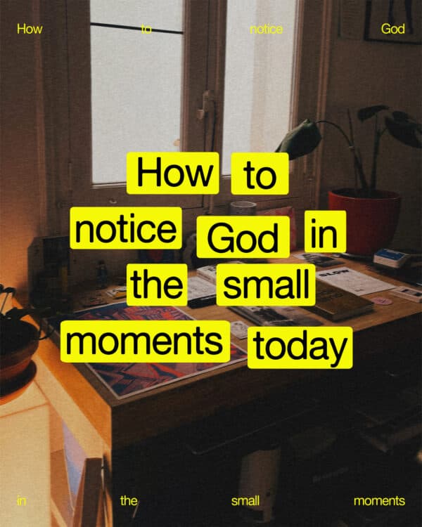 How to notice God in the small moments today.1. Notice the breath in your lungs. Each inhale is a gift. Each exhale, grace.2. Pay attention to ordinary beauty: sunlight through a window, wind in the trees, warm coffee in your hands.3. God often speaks in quiet whispers, not constant noise. Slow down enough to listen.4. Watch for kindness… a smile, a text, a small act of care. Grace often arrives through people.5. Interruptions may be invitations. God can work through detours and delays.6. Pause before rushing to the next thing. God is present in this moment, not just the next one.7. Give thanks for one small thing right now. Gratitude opens our eyes to God’s presence.8. “The Lord is near to all who call on Him.” - Psalm 145:18