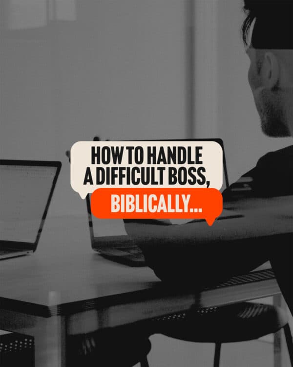 How to handle a difficult boss, biblically…1. If you’re wanting fire to fall from heaven and consume them, this post won’t help. But if you want God’s way…2. Work for a different boss. “Whatever you do, work at it with all your heart, as working for the Lord, not for human masters.” - Colossians 3:233. Don’t match their vibe. “A gentle answer turns away wrath.” - Proverbs 15:14. Pray for them. “Pray for those who persecute you.” - Matthew 5:445. Set boundaries respectfully. Just look at the life of Daniel.6. Remember: Your worth isn’t determined by your boss’s opinion of you.
