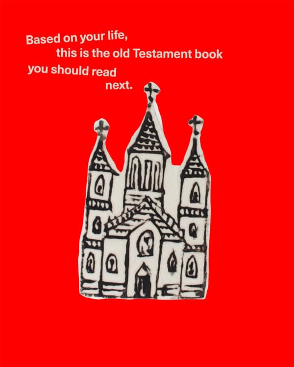 Based on your life, this is the Old Testament book you should read next.  1. Got enemies and need to vent about it? Read Amos. Words of divine judgment.  2. Been staring out the window, contemplating your existence? Read Ecclesiastes. Existential musings.  3. Life feeling like a romcom? Read Ruth. Wholesome love story.  4. Life falling apart? Read Lamentations. Perfect book for ugly crying.  5. Distant from God and want to find your way back? Read Hosea.  6. Feeling overlooked and underestimated? Read 1 Samuel. Overlooked shepherd boy becomes king.