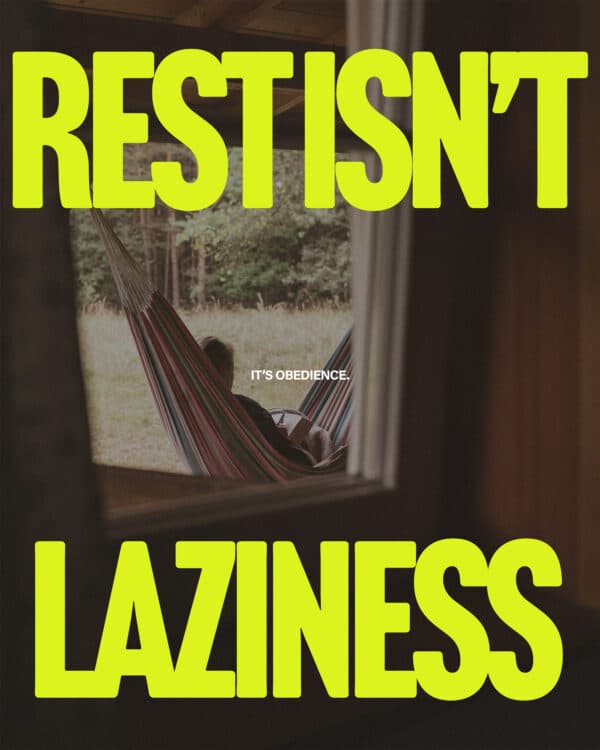 Rest isn’t laziness. It’s obedience.  1. We live in a world that glorifies “busy”. The church isn’t immune to this.  2. But God rested on the seventh day. Not because He had to. But because He wanted to model it for us.  3. When we don’t stop to rest, we say: “Everything depends on me.” Or: “My worth is what I produce.”  4. Rest, on the other hand, is an act of trust.  5. Sabbath rest isn't just Netflix and a nap. It's intentional disconnection from striving.  6. Jesus told us to come to Him and He would give us rest. (Matthew 11:28)