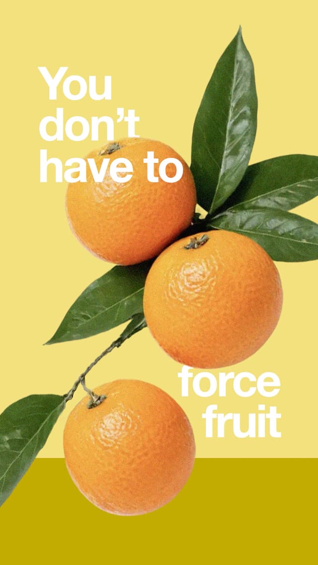 You don’t have to force fruit. When you stay connected to Jesus, growth comes naturally.