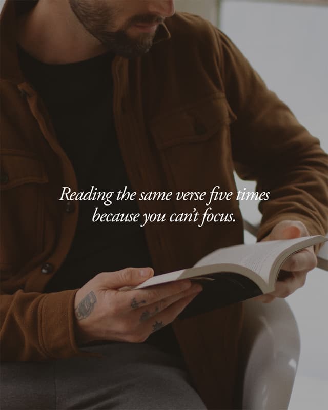 1. Reading the same verse five times and because you can’t focus.  2. Accidentally opening to Leviticus and closing your Bible for the rest of the week.  3. Buying a new Bible because a fresh start seemed easier than finishing the old one.  4. Opening to a random page, reading one verse, and calling it a quiet time.  5. When your unsaved friend accidentally quotes the Bible but you play it cool.  6. Texting someone a verse because you couldn't keep it to yourself.  7. The first time you read the Bible not because you had to but because you actually wanted to.