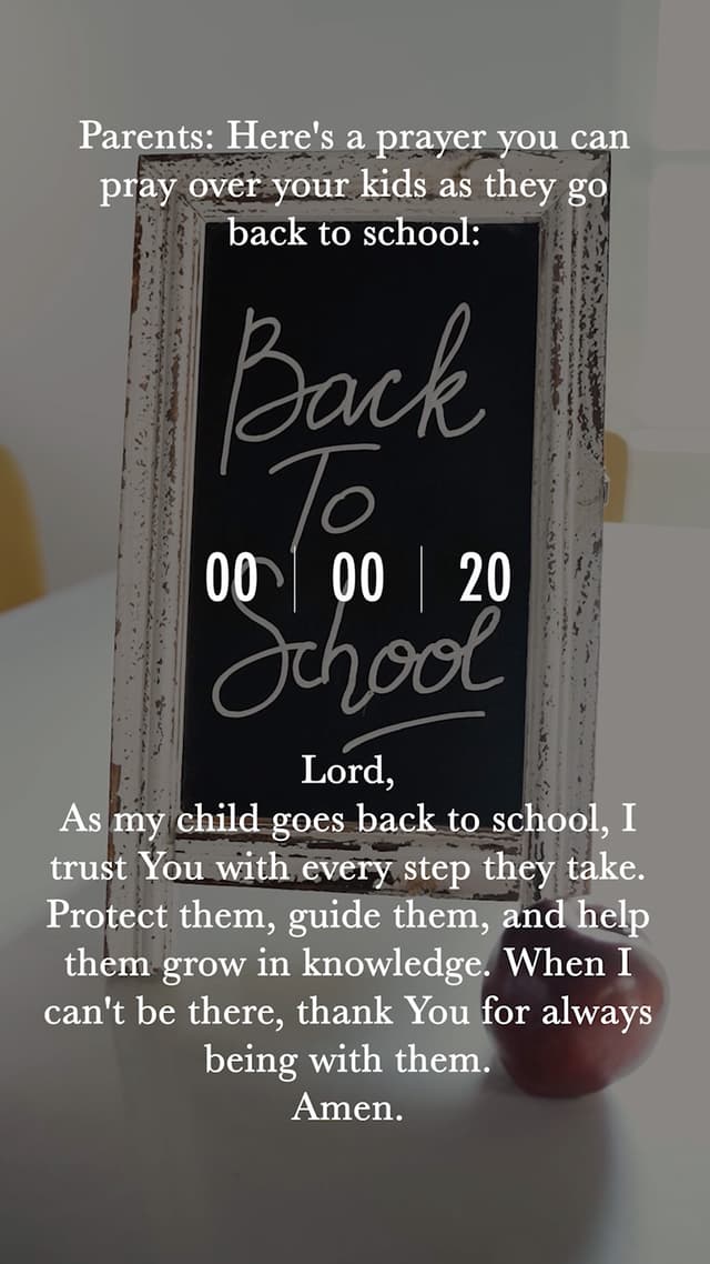 Prayer For Students