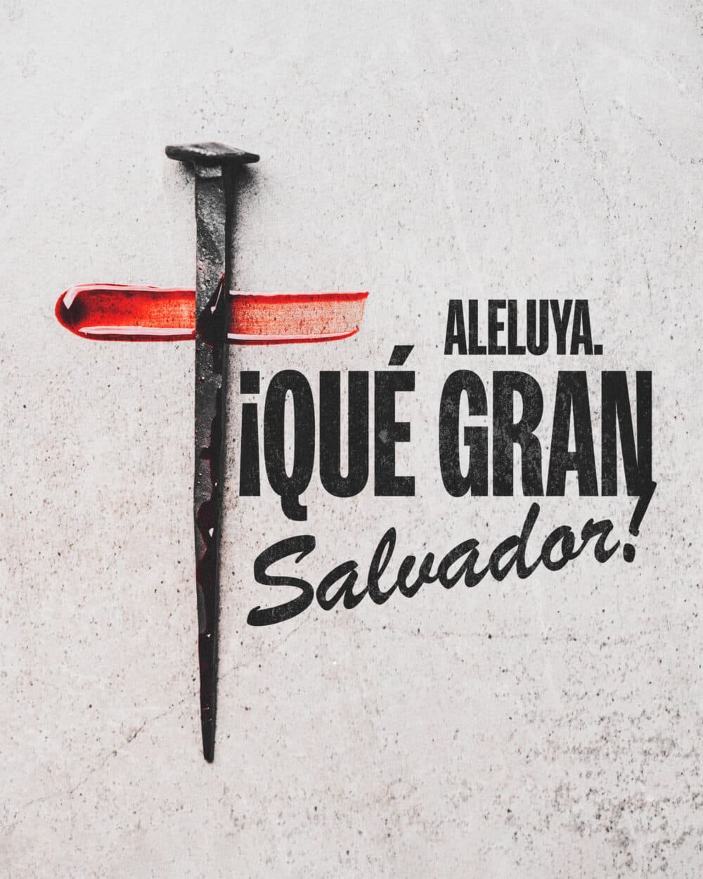 Aleluya. ¡Qué gran salvador!