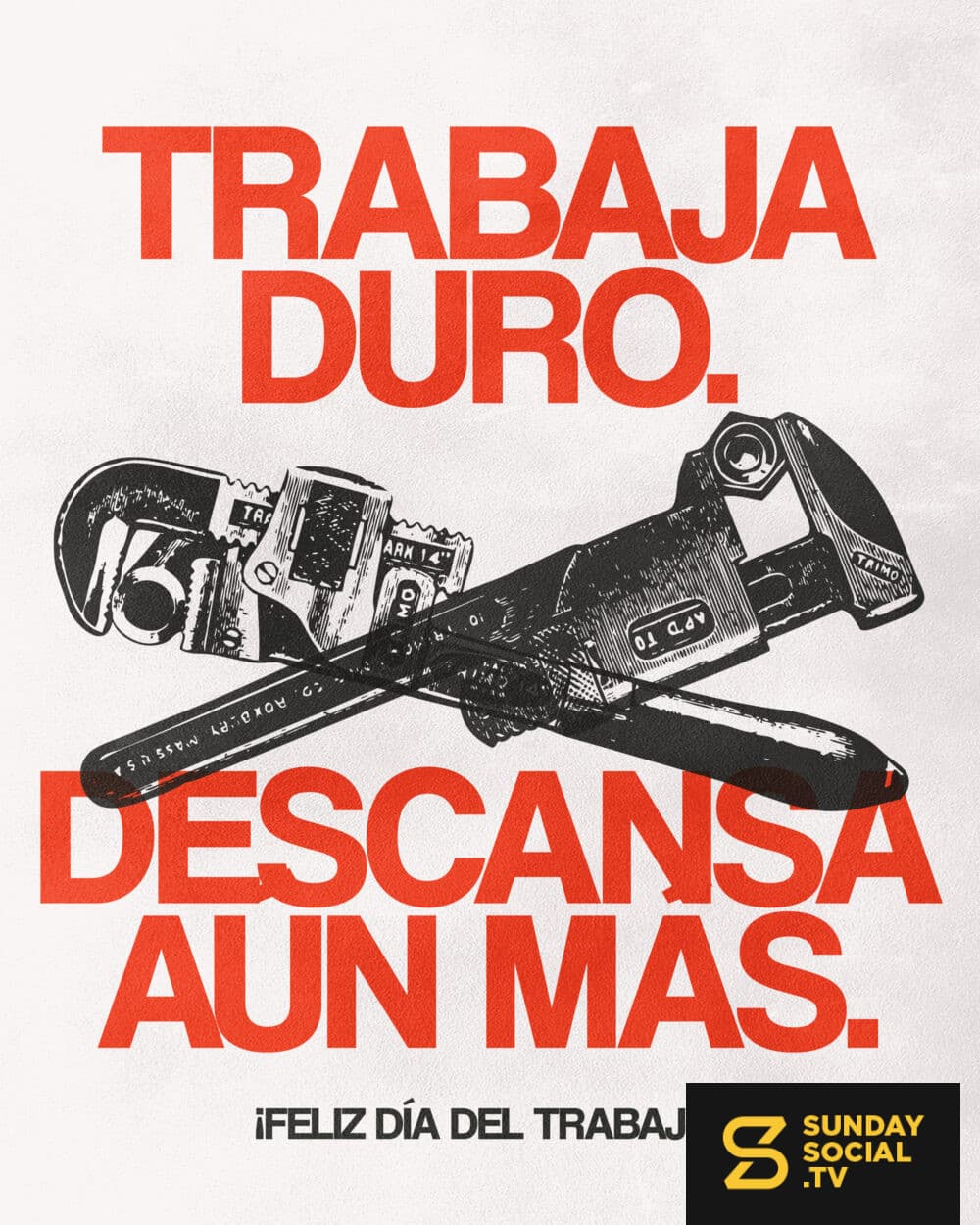 Trabaja Duro. Descansa Aún Más.